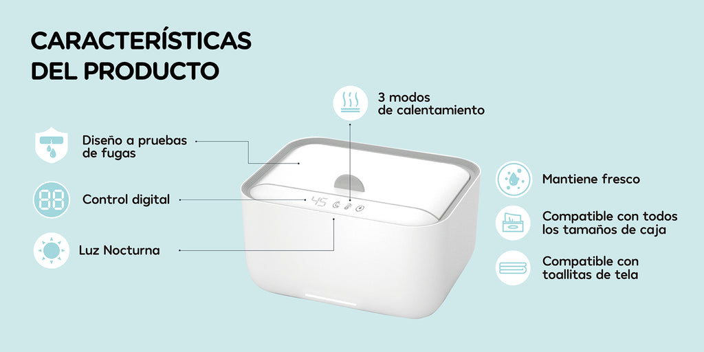 Calentador de Toallitas Húmedas